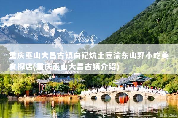 重庆巫山大昌古镇向记炕土豆渝东山野小吃美食探店(重庆巫山大昌古镇介绍)