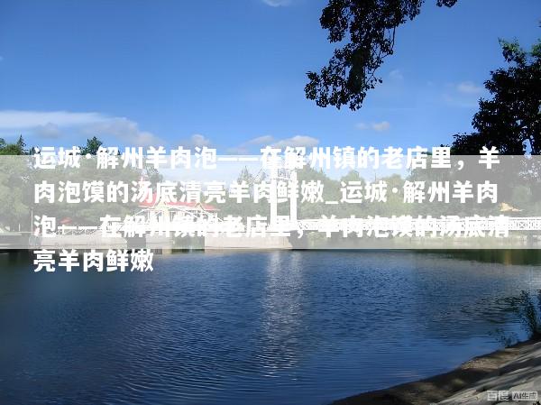 运城·解州羊肉泡——在解州镇的老店里，羊肉泡馍的汤底清亮羊肉鲜嫩_运城·解州羊肉泡——在解州镇的老店里，羊肉泡馍的汤底清亮羊肉鲜嫩
